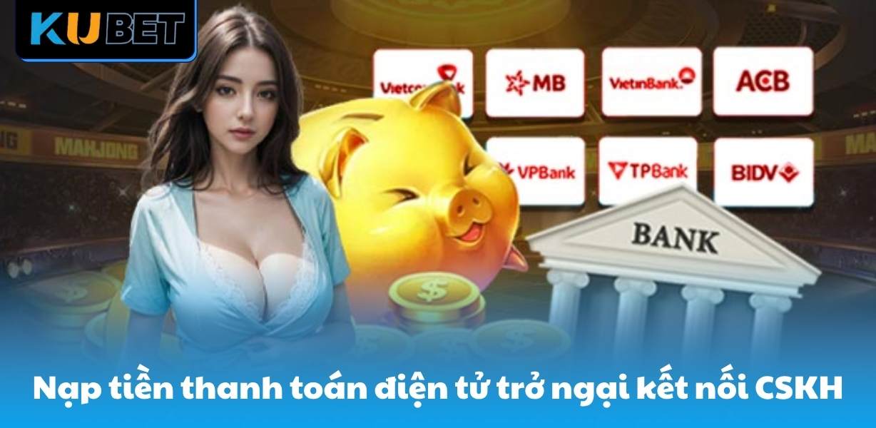 Nạp tiền thanh toán điện tử gặp trở ngại kết nối CSKH